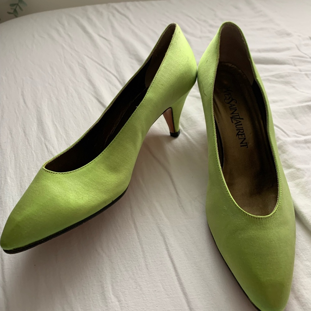 Vintage YSL kitten heels